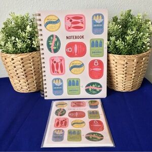 Sardine Notebook and Greeting Card Set